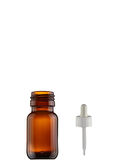 20ml kahverengi cam ecza şişesi plastik damlalıklı çubuklu, 24 adet, ecza şişesi, cam şişe, amber şişe,kozmetik şişe