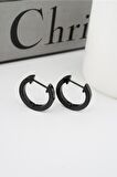 Kadın 316 L Paslanmaz Çelik 2 cm Oval Model Küpe