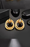 Kadın Vip Seri Antialerjik 3 cm Oval Model Küpe