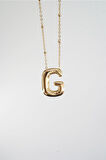 Kadın 316 L Paslanmaz Çelik Balon Harf Kolye G