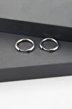 Kadın Çelik Basic Klipsli  1.5 cm Halka Küpe