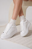 Samira Premium Ortopedik Beyaz Kadın Sneaker