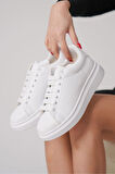 Samira Premium Ortopedik Beyaz Kadın Sneaker