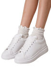 Samira Premium Ortopedik Beyaz Kadın Sneaker