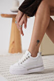 LUNORA Limited Series Beyaz Ortopedik Kadın Sneaker