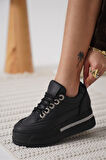 LUNORA Limited Series Siyah Ortopedik Kadın Sneaker