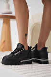 LUNORA Limited Series Siyah Ortopedik Kadın Sneaker