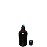 Ziylan 100 cc Kahverengi Cam Roll-On Şişesi -100 ml Şişe - Cam Roll On Şişe - Cam Şişe (50ADET )