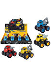 Kız Çocuk Oyuncak Erkek Çocuk Oyuncak SÜRTMELİ DİE-CAST 4X4 3 ASORTİ -VRD Eğitici Oyuncaklar