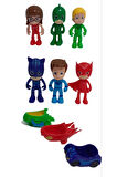 Eğitici Öğretici Çocuk Oyuncaklar Pjmaskeliler Catboyconnorowletteamayagekko Greg Karakterleri Ve 3