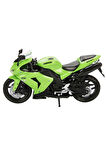 Kız Çocuk Oyuncak Erkek Çocuk Oyuncak 42447 SUN-Kawasakı ZX-10R 2006 Yeşil 1:12 Eğitici Oyuncaklar