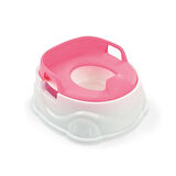 Eğlenceli Oyuncak 7173 Dolu Lazımlık Adaptor Basamak 3IN1 -Pembe Kız Erkek Çocuk Eğitici Eğitici O