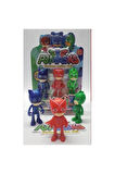 Eğitici Öğretici Çocuk Oyuncaklar Pj Masks Pj Mask 3 Lü Karakter Oyuncak