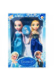 Eğitici Öğretici Çocuk Oyuncaklar Frozen Elsa Ve Anna Et Bebek Ikili 30Cm Frozen Karlar Ülkesi