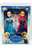 Eğitici Öğretici Çocuk Oyuncaklar Frozen Elsa Anna Ve Asa 3 Lü Et Bebek Set 27Cm Oyuncak