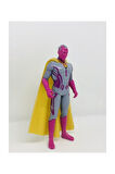 Eğitici Öğretici Çocuk Oyuncaklar Orta Boy 17Cm Işıklı Hareketli Avengers Yenilmezler Oyuncak Vision