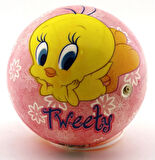 Eğlenceli Oyuncak Dema Stil Pvc Tweety Top Pembe 12cm Kız Erkek Çocuk Eğitici