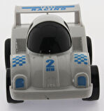 Eğlenceli Oyuncak Sürtmeli Kırılmaz Beyaz Yarış Arabası F559 Kız Erkek Çocuk Eğitici Eğitici Oyunc