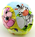 Öğretici Oyuncak Hayvan Temalı Yumuşak Top V05088 Kız Erkek Çocuk Eğitici
