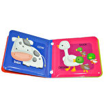 Eğlenceli Oyuncak MOL-025 PVC Banyo Oyuncağı Kitaplar -1adet stokta olan gönderilir Kız Erkek Çocuk Eğitici Öğretici O