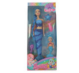 Kız Erkek Çocuk Oyuncak Mavi Denizkızı Bertha ve Şirin Bebeği Kız Erkek Çocuk Eğitici