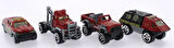 Eğitici Oyuncak 4'Lü Die Cast İtfaiye Seti Kız Erkek Çocuk Eğitici