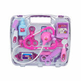 Eğlenceli Oyuncak Çantalı Doktor Seti 13 Parça Kız Erkek Çocuk Eğitici