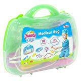 Eğlenceli Oyuncak Dede Candy Doktor Çantası Kız Erkek Çocuk Eğitici