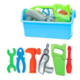 Kız Erkek Çocuk Oyuncak Dede Teknik Tamir Çantası Kız Erkek Çocuk Eğitici