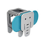 Eğlenceli Oyuncak Manyetik Fil Blok Seti 12 Parça Kız Erkek Çocuk Eğitici