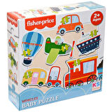 Öğretici Oyuncak KS Fisher Price Baby Vehicles 6 in 1 Puzzle Kız Erkek Çocuk Eğitici Eğitici Oyun