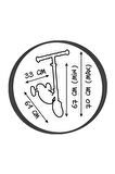 Kız Çocuk Oyuncak Erkek Çocuk Oyuncak Smoby Ahşap 3W Katlanabilir Scooter 7600750908 Eğitici Oyuncak