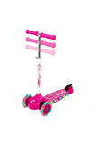 Kız Çocuk Oyuncak Erkek Çocuk Oyuncak Evo Işıklı Move N Groove Pembe Üç Tekerlekli Scooter Eğitici O