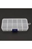 Eğitici Öğretici Çocuk Oyuncaklar 10 Bölmeli Ayarlanabilir Plastik Organizer Kutu Dikiş Kutusu Takı
