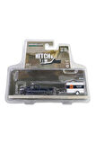 Kız Çocuk Oyuncak Erkek Çocuk Oyuncak Greenlight 1/64 2023 Ram 2500 With Small Cargo Trailer Model A