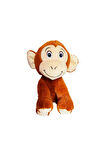 Kız Çocuk Oyuncak Erkek Çocuk Oyuncak 1438 Mika Maymun 30cm Kahverengi Eğitici Oyuncaklar