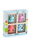 Kız Çocuk Oyuncak Erkek Çocuk Oyuncak Erpa 4'lü Komik Hayvancıklar 661549 Eğitici Oyuncaklar