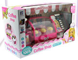 Öğretici Oyuncak Sesli Işıklı Pasta ve Kahve Dükkanı Kız Erkek Çocuk Eğitici