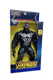 Kız Erkek Çocuk Eğlenceli Oyuncaklar Venom Oyuncak Figür Mavi Işıklı 18Cm Karakter