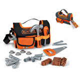 Eğlenceli Oyuncak 7600360142 Smoby, Black+Decker Kumaş Alet Çantası / 3-8 yaş Kız Erkek Çocuk Eğitici