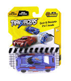 Öğretici Oyuncak Transracers Dönüşen Araçlar Spor Arabalar Ares / Süper Kız Erkek Çocuk Eğitici E