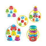 Eğitici Oyuncak 03466 Dede, Neşeli Kuleler Kız Erkek Çocuk Eğitici