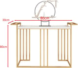 Modern MDF Dresuar Ahşap Konsol Masa