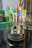 2 Katlı Gold Kozmetik Organizer