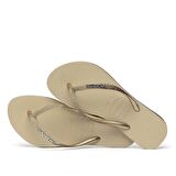 Slim Sparkle II Sand Grey Kadın Terlik