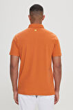 Slim Fit Dar Kesim %100 Pamuk Polo Yaka Tişört