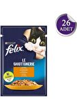 Felix Yavru Tavuk Etli Pouch Kedi Yaş Maması 26 x 85 G