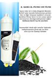 Yeni Seri İnline Kapalı Kasa Su Arıtma Cihazı Uyumlu 6 Aşama 80 GPD Süper Membranlı Alkalinli Set