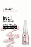 Flormar Sedefli Parlak Oje (PEMBE) - Pearly Nail Enamel - Pl103 Pink Pear - 8682536035293