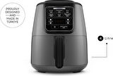 Karaca Air Pro Cook Köz Xl Airfryer Space Gray Black 4 Kişilik